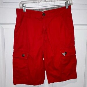 Levi's Red Boys Size 16 Regular Cargo Ripstop Casual Skate  Shorts‎ Youth